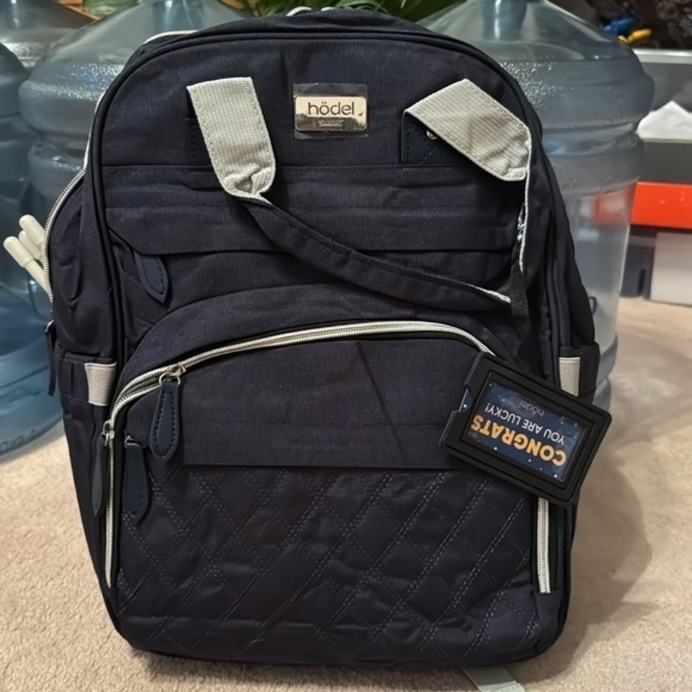 Hodel Smart Diaper Bag Backpack - Black NWT